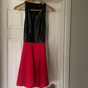 Marciano leather cutout dress